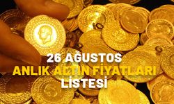 GRAM ALTIN FİYATI NE KADAR? 26 AĞUSTOS ANLIK ALTIN FİYATLARI 2024/Gram altın, çeyrek altın, yarım altın 22 ayar bilezik