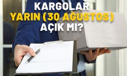 KARGOLAR YARIN (30 AĞUSTOS) AÇIK MI? 30 Ağustos Cuma günü MNG, Aras, Yurtiçi ve PTT kargo çalışıyor mu?