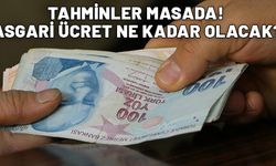 3 farklı tahmin 3 farklı ücret. Asgari ücret için ihtimaller masada. En düşük ihtimalde...