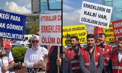 Erkekleri Koruma Derneği’nden bakanlık önünde protesto: Erkeklerin de kalbi var