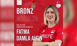 Türk sporunda ilk: Milli para atlet Fatma Damla Altın'dan bronz madalya