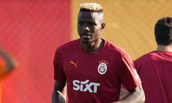 Osimhen, Galatasaray'da ilk antrenmanına çıktı