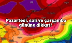 Pazartesi, salı ve çarşamba gününe dikkat. 3 gün üst üste aramızda olacak. Harita kırmızıya döndü