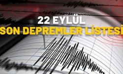 DEPREM Mİ OLDU, NEREDE KAÇ ŞİDDETİNDE? 22 Eylül Kandilli ve AFAD son depremler listesi