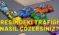 Sadece tek bir hamle yapabilirsiniz. Resimdeki trafiği nasıl çözersiniz?