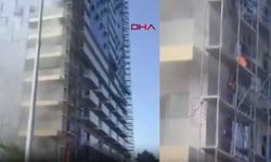 Sarıyer'deki otel inşaatında çıkan yangın söndürüldü