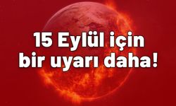 15 Eylül için bir uyarı daha. 60 katlı bir bina boyutunda.Dünya büyük risk altında