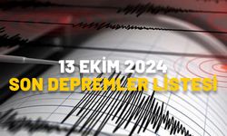 13 EKİM SON DEPREMLER LİSTESİ: Deprem mi oldu, nerede kaç şiddetinde? Kandilli ve AFAD son depremler