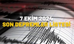 DEPREM Mİ OLDU? Deprem nerede oldu, kaç şiddetinde? 7 Ekim Kandilli ve AFAD son depremler listesi 2024