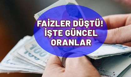 İhtiyaç kredierinin faiz oranlarında büyük düşüş. Bankalar güncelledi. İşte güncel faiz oranları