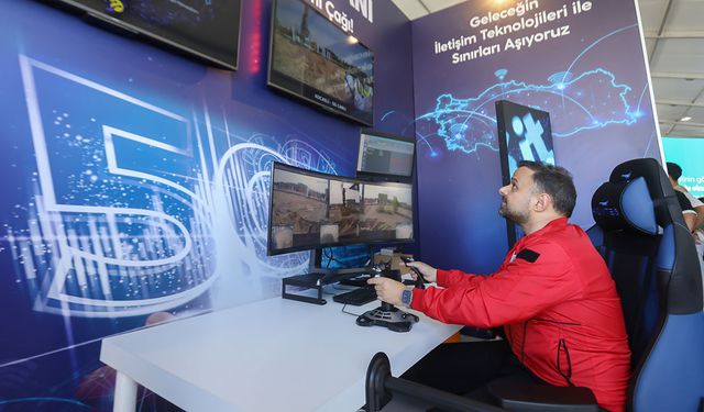 TEKNOFEST’te canlı 5G performansı: Gebze’deki ekskavatör Adana’dan kontrol edildi