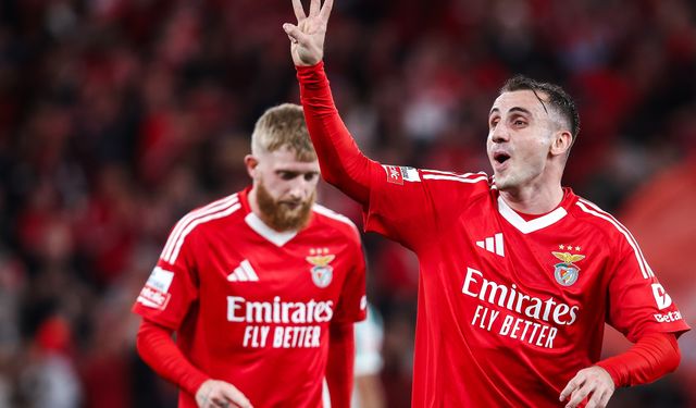 Hat-trick yapan Kerem Aktürkoğlu, Benfica'ya farklı kazandırdı