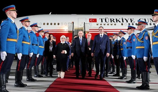 Cumhurbaşkanı Erdoğan Sırbistan'da