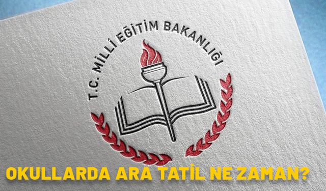 Okullarda ara tatil ne zaman? 2024 Kasım ara tatili ayın kaçında başlayacak kaçında bitecek? MEB okul takvimi