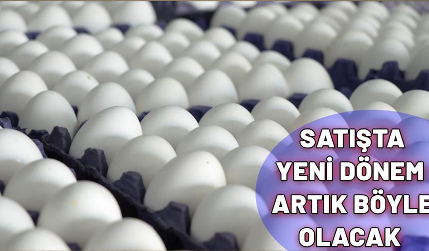 Yumurta satışında yeni dönem: Artık böyle olacak