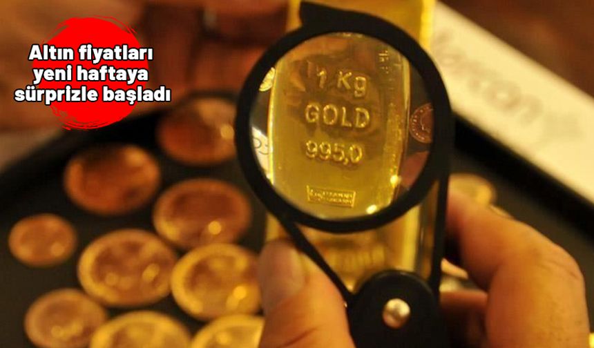 Altın fiyatları yeni haftaya sürprizle başladı! 28 Ekim gram altın ve çeyrek altın fiyatları ne kadar oldu?