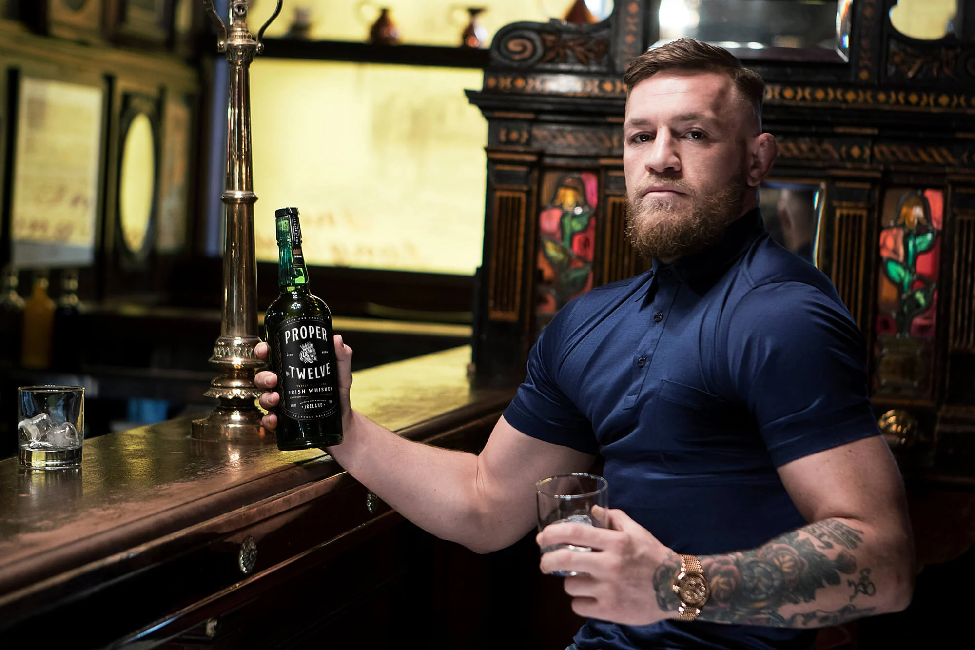 Conor Mc Gregor Proper No Twelve Irish Whiskey At Bar Tiny