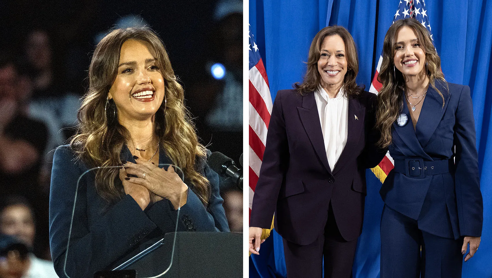 Jessica Alba Kamala Harris Campaign Rally Texas Photo Feature