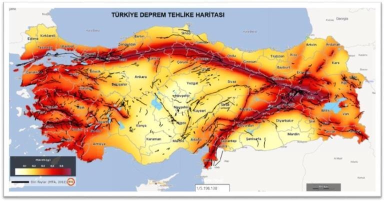 Mta Yenilenmis Diri Fay Hatti Haritasi B